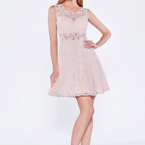 Scoop Neck A-Line Shape Short Prom Dress CDCF175